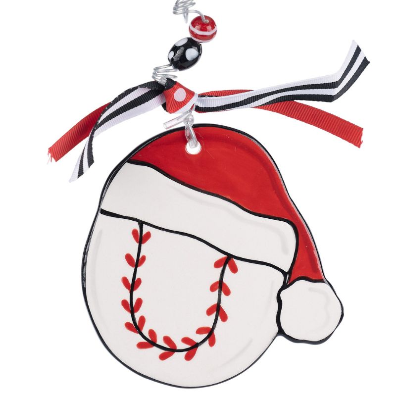 Baseball Flat Ornament